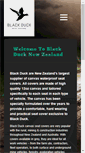 Mobile Screenshot of blackduck.co.nz