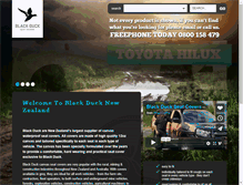 Tablet Screenshot of blackduck.co.nz